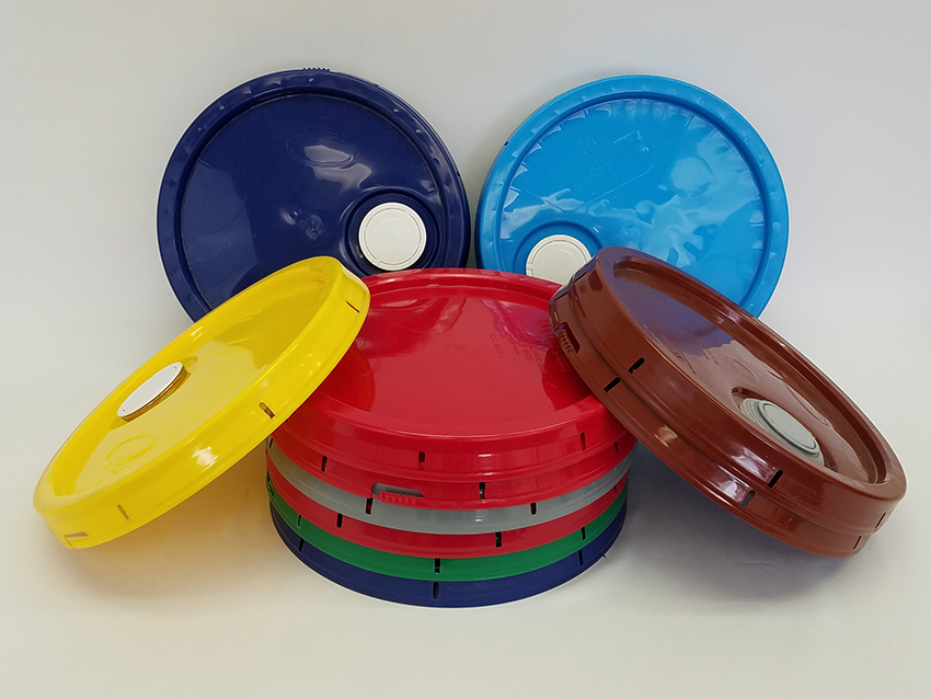 Multi Color Metal and Plastic Lids for Packaging